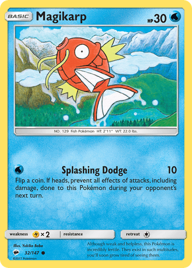 Magikarp, Burning Shadows 32