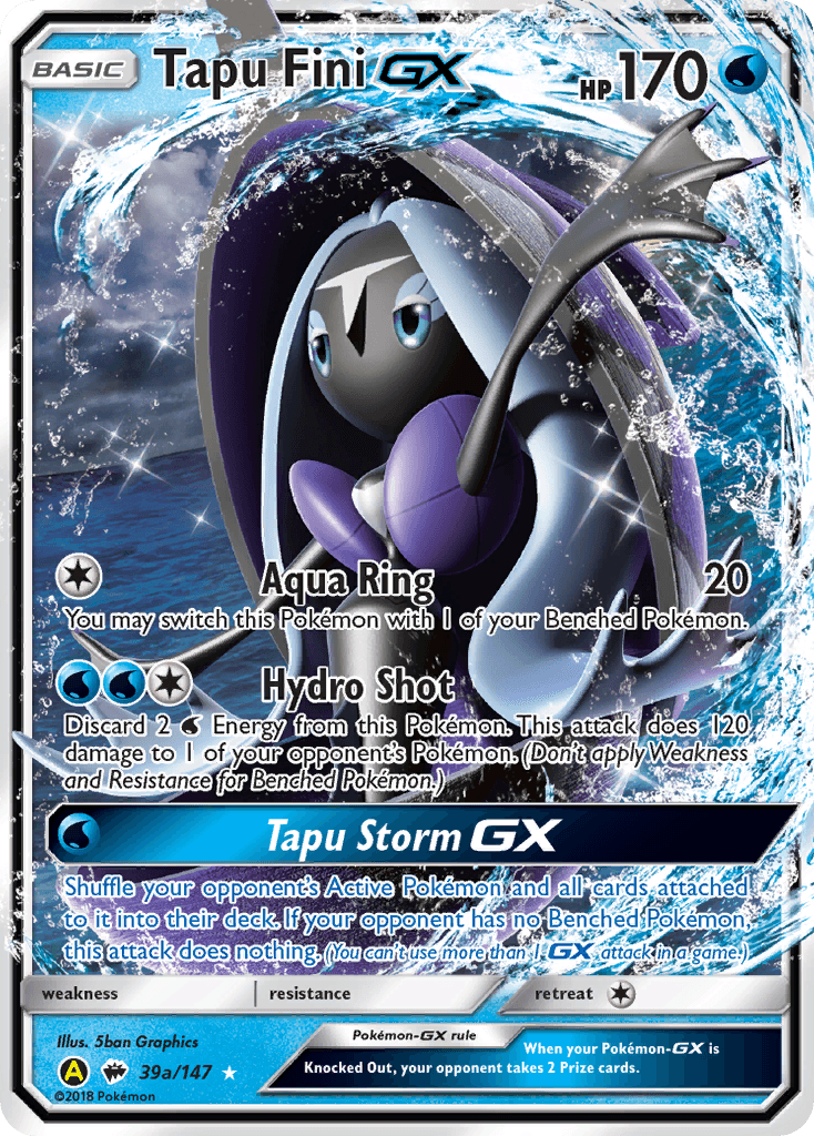 Tapu Fini-GX, Burning Shadows 39a