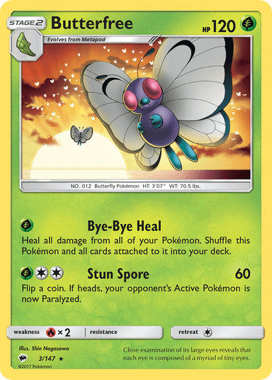 Butterfree, Burning Shadows 3