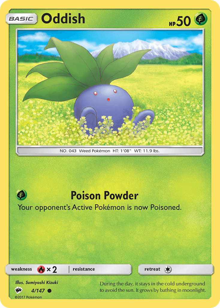 Oddish, Burning Shadows 4