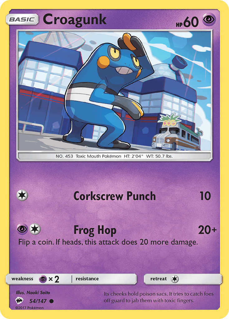 Croagunk, Burning Shadows 54