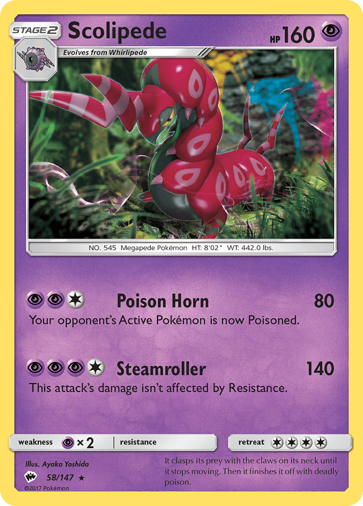 Scolipede, Burning Shadows 58