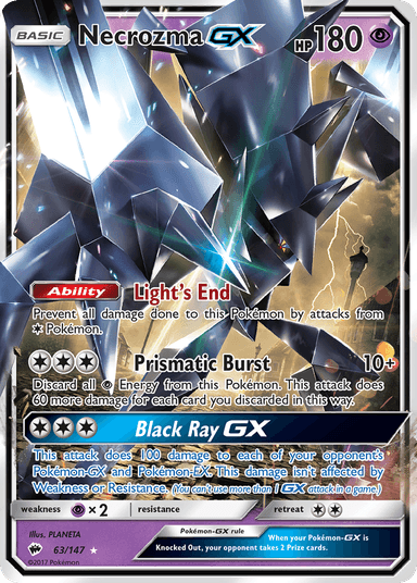 Necrozma-GX, Burning Shadows 63