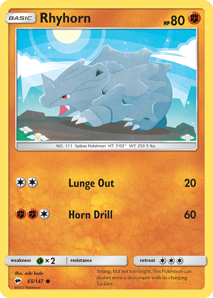 Rhyhorn, Burning Shadows 65