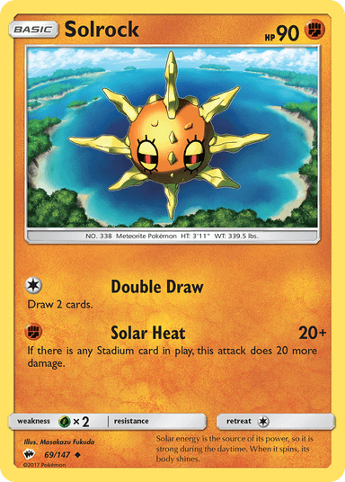 Solrock, Burning Shadows 69