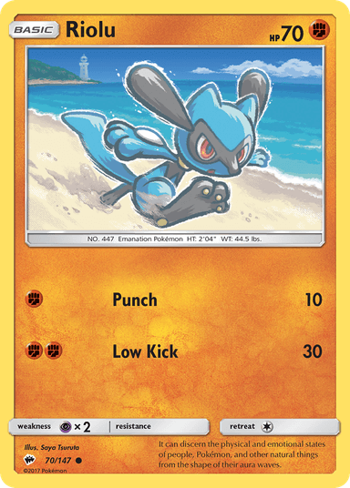 Riolu, Burning Shadows 70