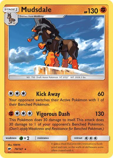 Mudsdale, Burning Shadows 78