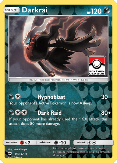 Darkrai, Burning Shadows 87