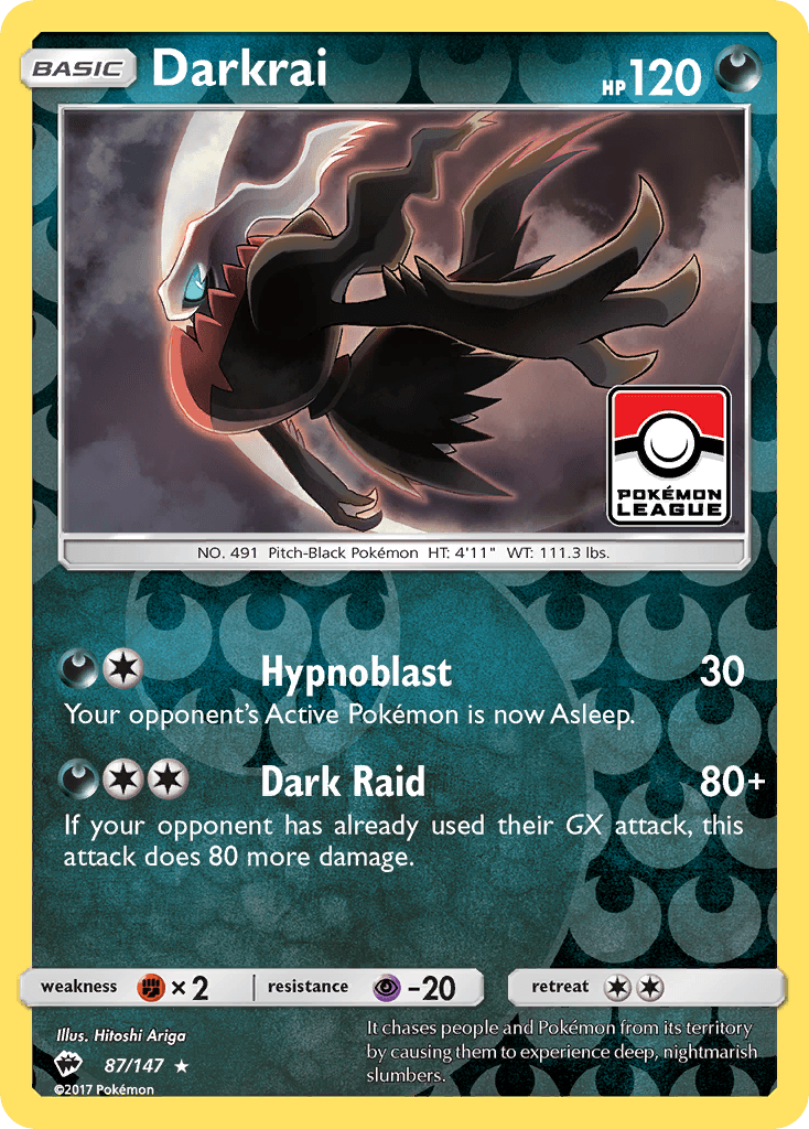Darkrai, Burning Shadows 87