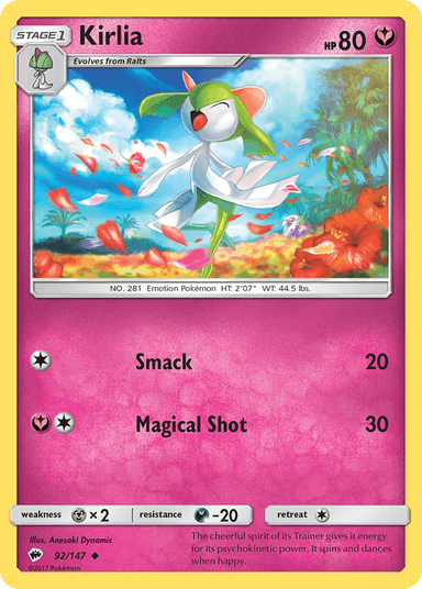Kirlia, Burning Shadows 92