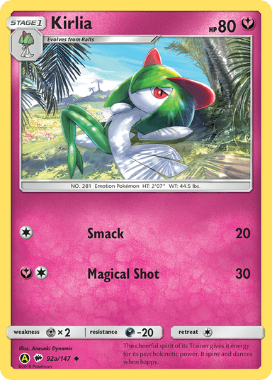 Kirlia, Burning Shadows 92a