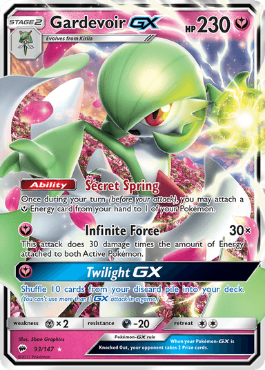 Gardevoir-GX, Burning Shadows 93