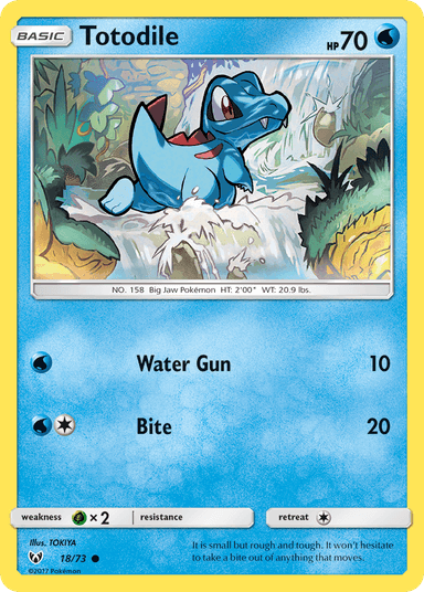 Totodile, Shining Legends 18