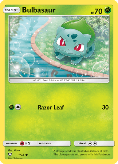 Bulbasaur, Shining Legends 1