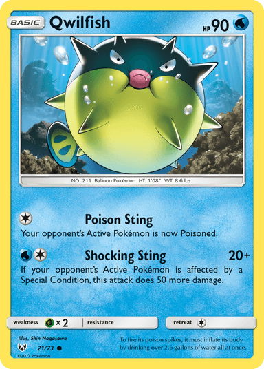 Qwilfish, Shining Legends 21