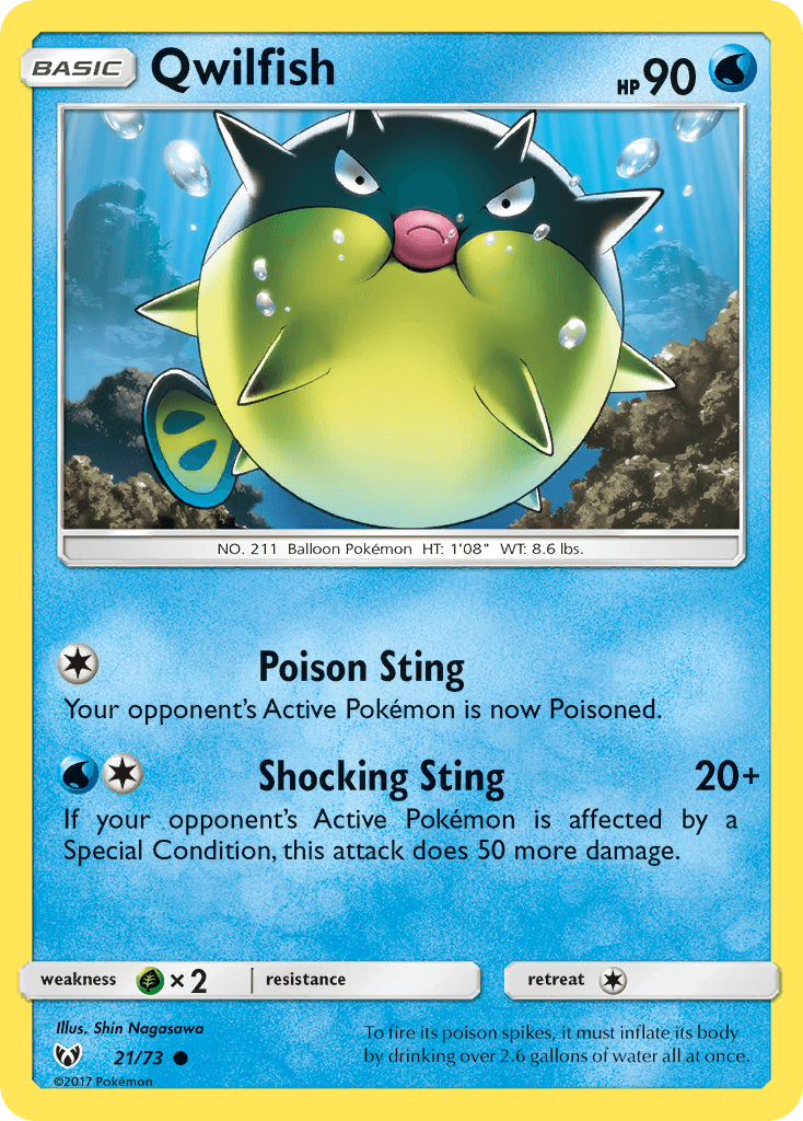 Qwilfish, Shining Legends 21