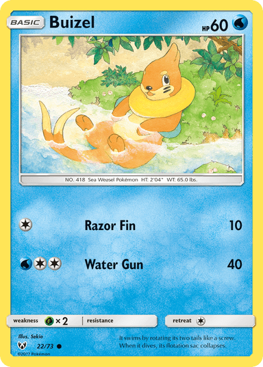Buizel, Shining Legends 22