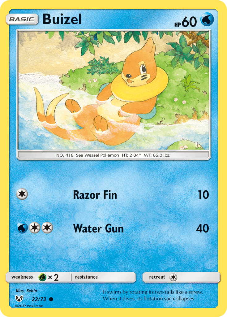 Buizel, Shining Legends 22