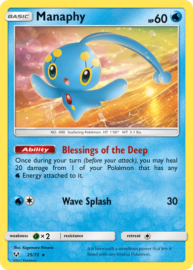 Manaphy, Shining Legends 25