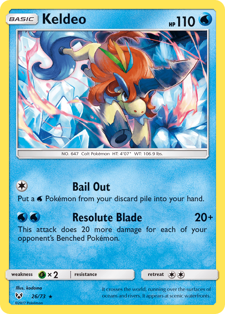 Keldeo, Shining Legends 26