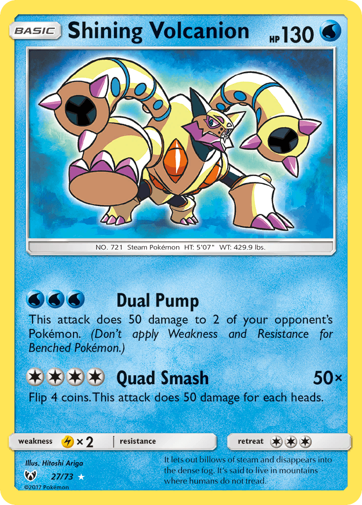 Shining Volcanion, Shining Legends 27