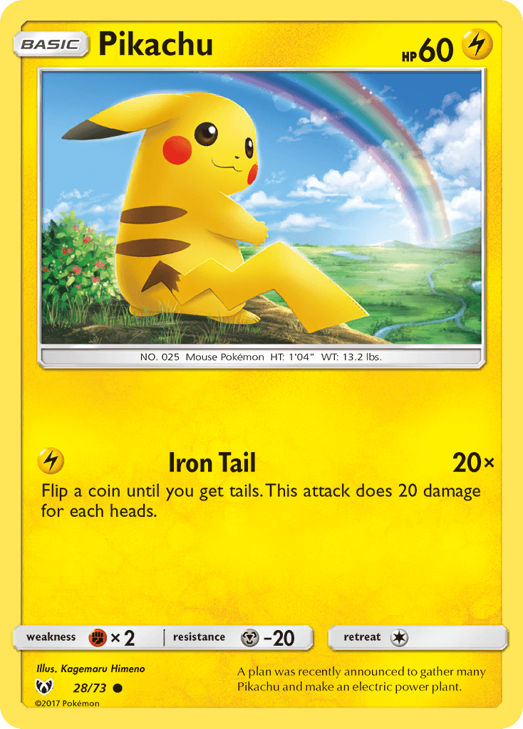 Pikachu, Shining Legends 28