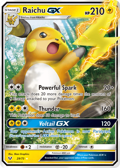 Raichu-GX, Shining Legends 29