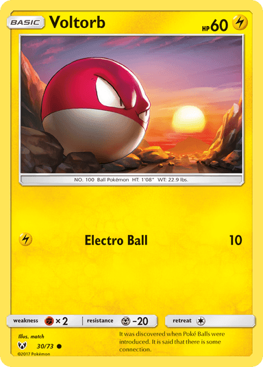 Voltorb, Shining Legends 30