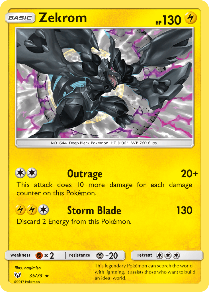 Zekrom, Shining Legends 35