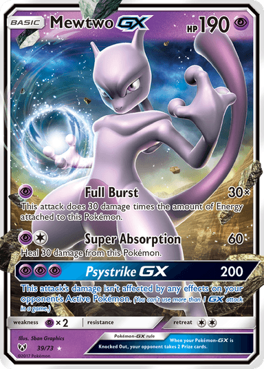 Mewtwo-GX, Shining Legends 39