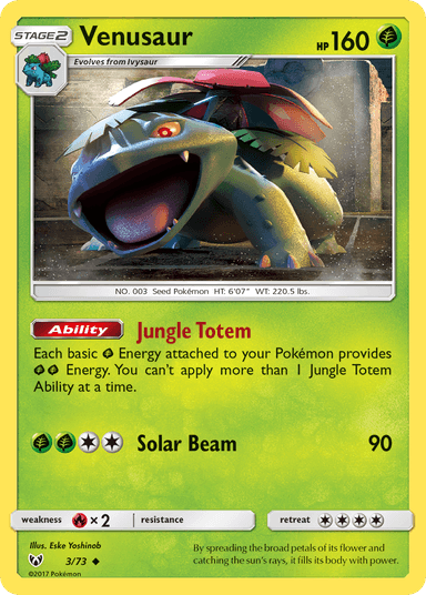Venusaur, Shining Legends 3