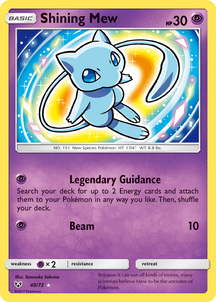 Shining Mew, Shining Legends 40