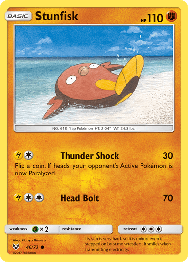 Stunfisk, Shining Legends 46