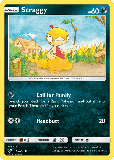 Scraggy, Shining Legends 50