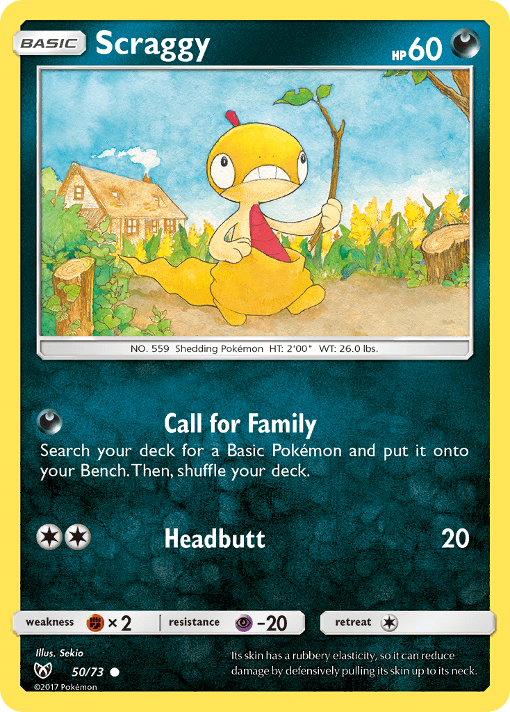 Scraggy, Shining Legends 50