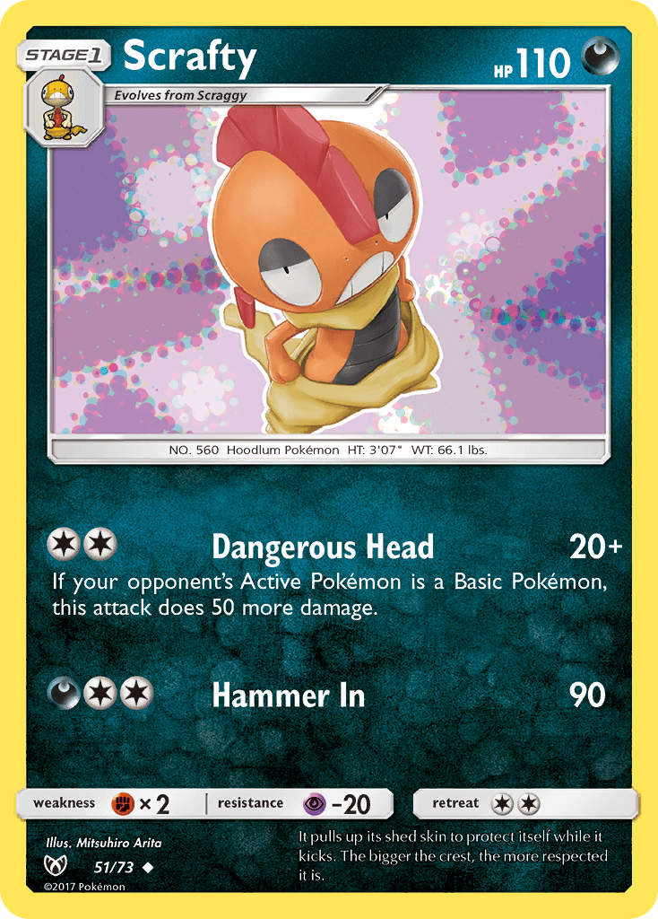 Scrafty, Shining Legends 51
