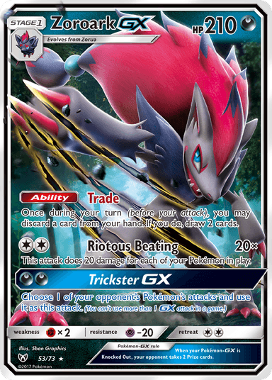 Zoroark-GX, Shining Legends 53