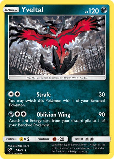 Yveltal, Shining Legends 54