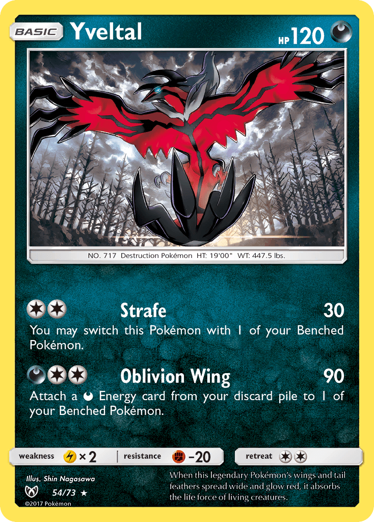 Yveltal, Shining Legends 54