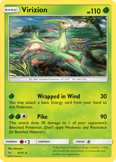Virizion, Shining Legends 8