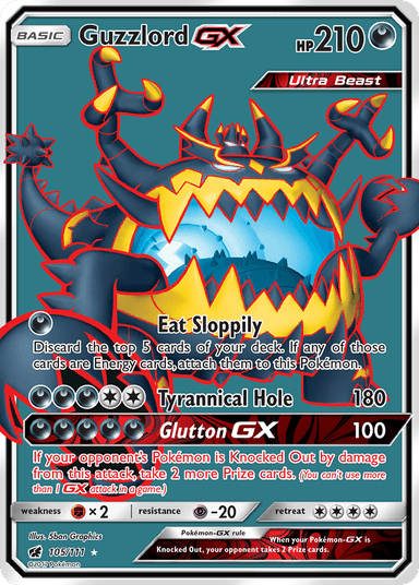 Guzzlord-GX, Crimson Invasion 105