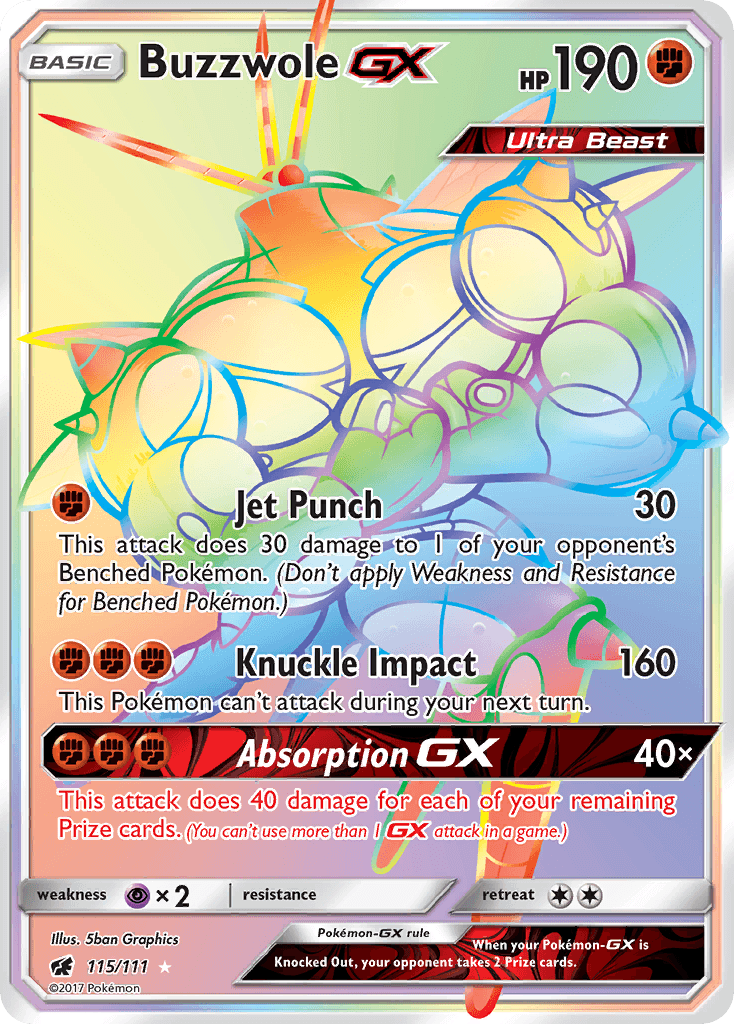 Buzzwole-GX, Crimson Invasion 115