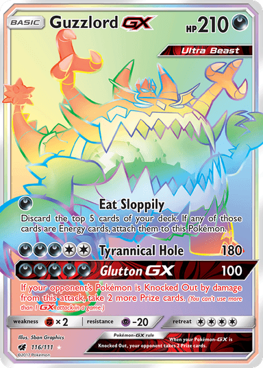 Guzzlord-GX, Crimson Invasion 116