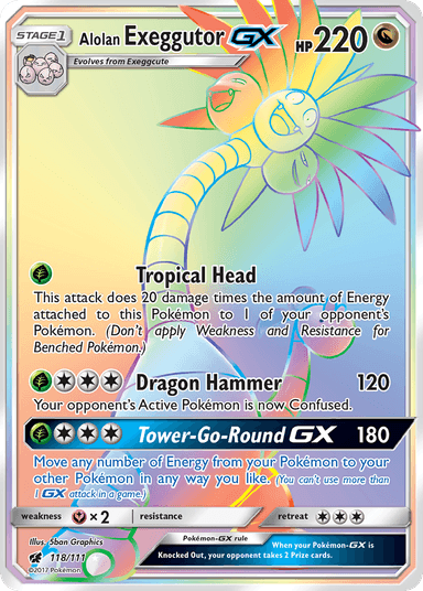 Alolan Exeggutor-GX, Crimson Invasion 118