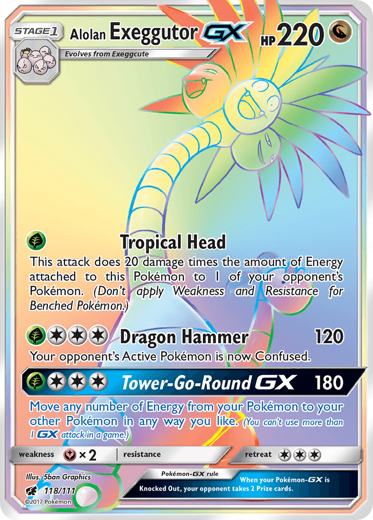 Alolan Exeggutor-GX, Crimson Invasion 118