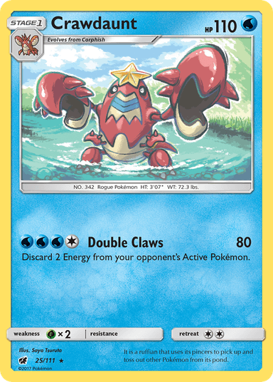 Crawdaunt, Crimson Invasion 25