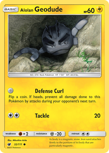 Alolan Geodude, Crimson Invasion 32