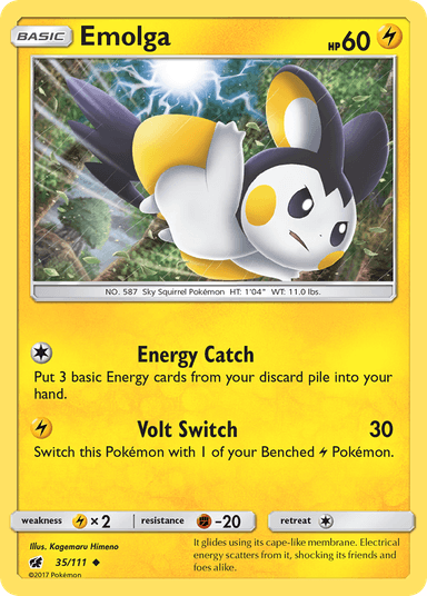 Emolga, Crimson Invasion 35