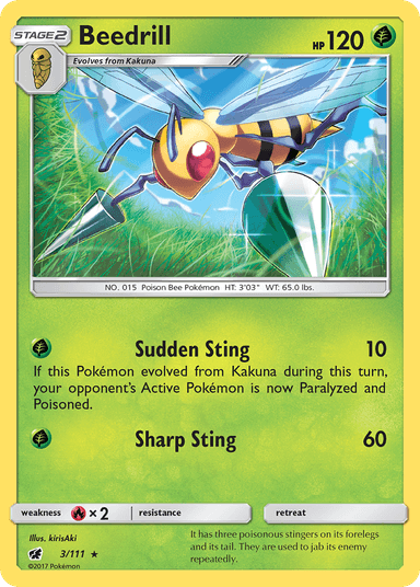 Beedrill, Crimson Invasion 3