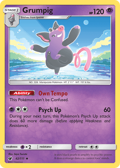 Grumpig, Crimson Invasion 42